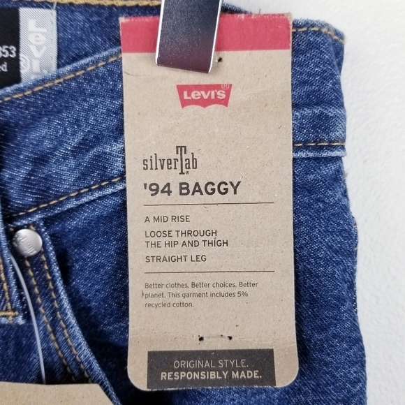Levi's SilverTab '94 Baggy Jeans NWT A3518008  Men's size 26x31 - Picture 3 of 12